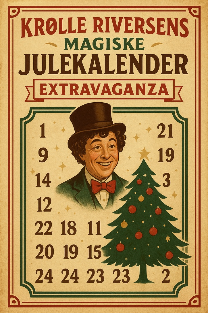 Krølle Riversens Magiske Julekalender Extravaganza — plakat